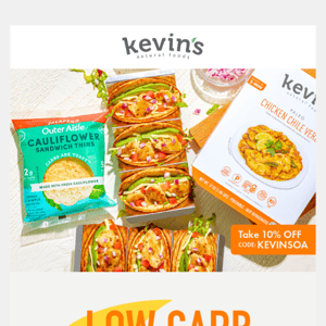 10% off Outer Aisle and Kevin's Natural Foods