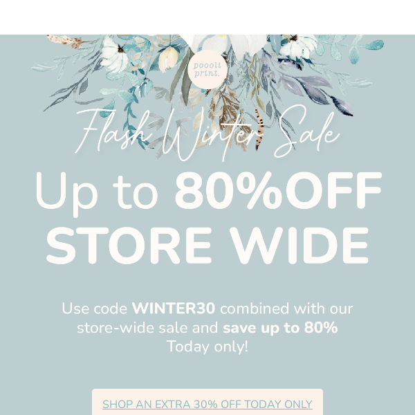 Don't Miss Out 80% Off Winter Sale! ❄️