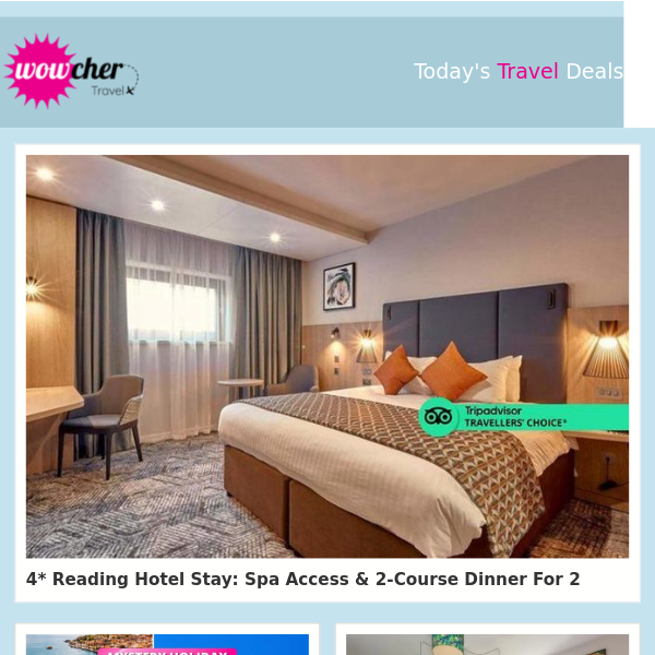 REVEALED: Team Wowcher's fave getaways!! 😍 Trust us...