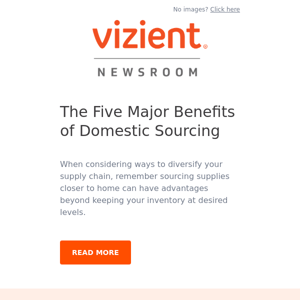 Blog: The Five Major Benefits of Domestic Sourcing