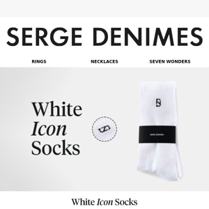 Product Drop: The White Icon Socks