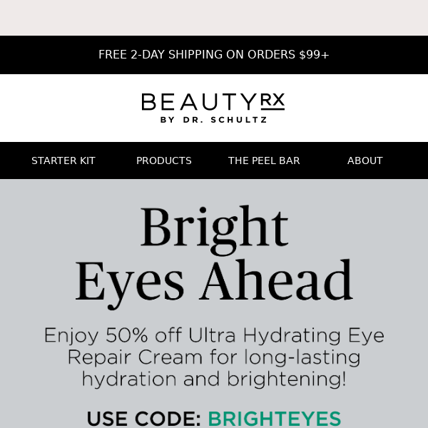 50% Off Ultra Hydrating Eye Repair Cream!