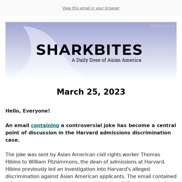 🍵 The Harvard admissions joke