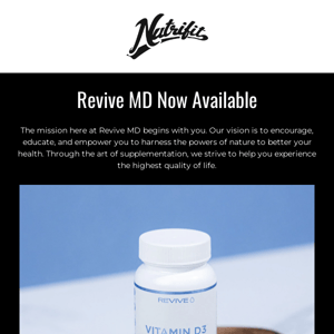 🚨 Revive MD Now Available