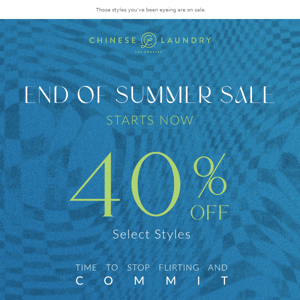 It’s Commitment Time - 40% Off Starts Now