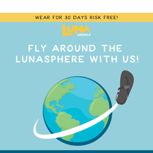 FLY around the LUNAsphere with us! ✈️