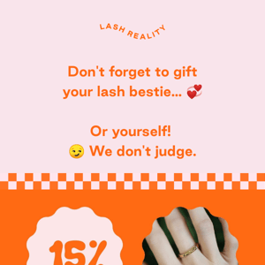 Give your lash bestie a gift this year…