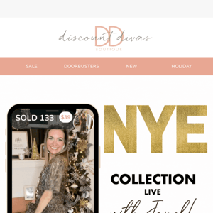 Live Tonight: NYE Collection with Janel 🥂