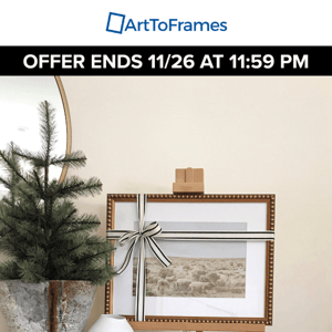 👀  Art To Frames, save up to 15% off