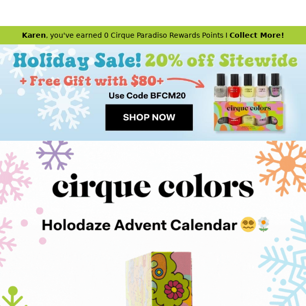 The Perfect Gift: Holodaze Advent Calendar + 20% off everything!