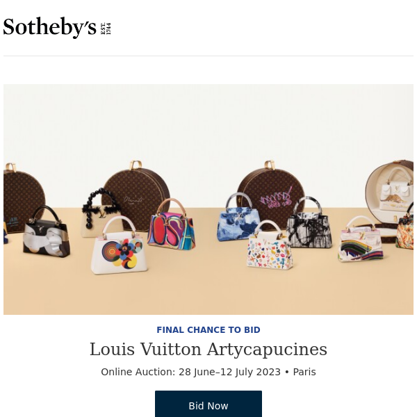 Sold at Auction: Louis Vuitton, Louis Vuitton - LV Circle