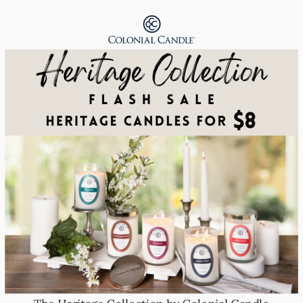 🔵 Heritage Collection Flash Sale!