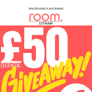 Want to win a £50 voucher?💰