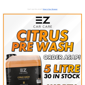 🤩 LAST CHANCE! - 5 LITRE PRE WASH FOR £14.00!!!