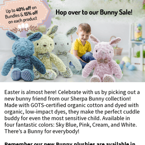 Hop over to our Bunny Sale!