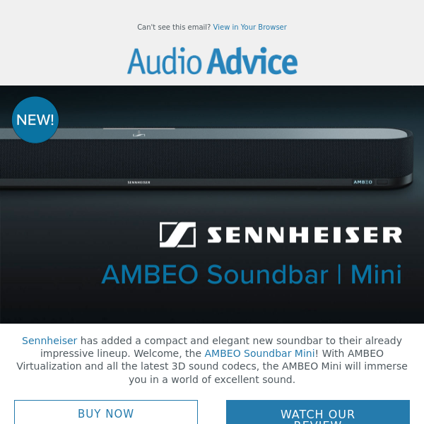 💥NEW for September! Sennheiser AMBEO Mini, Denon Perl Pro, & Kaleidescape Terra Prime