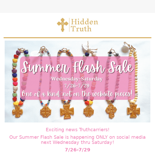 40% Off Summer Flash Sale! 🎉😎