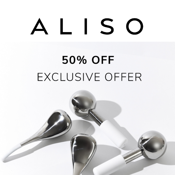 ALISO EXCLUSIVE OFFER 🤩 - 50% OFF -  CODE: MAY50