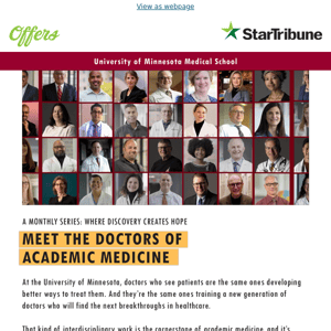 The Faces of Academic Medicine