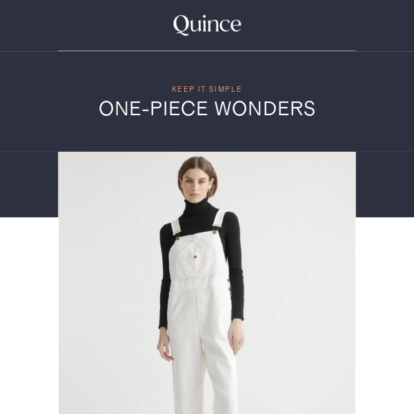 New in: organic cotton overalls - Quince