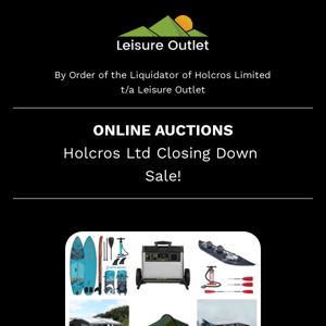 Huge Camping Auction Ends Today!