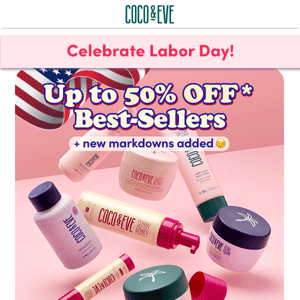 LABOR DAY SALE: Up to 50% OFF cult-faves