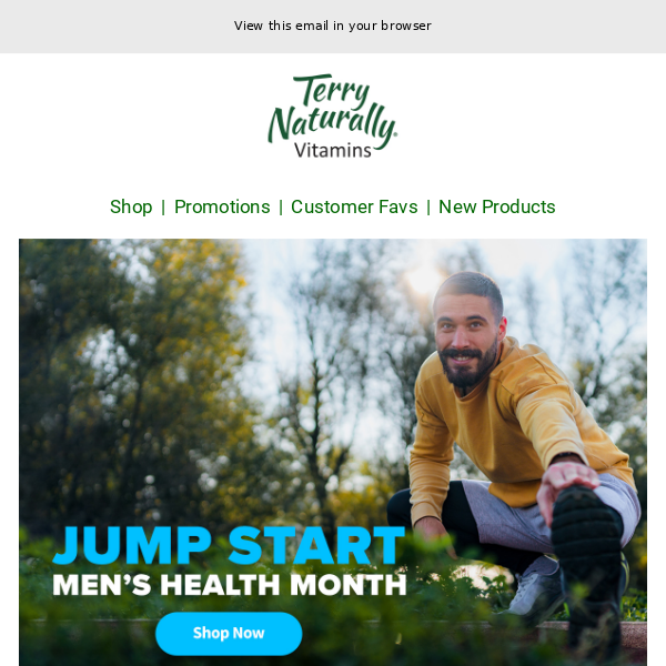 🙋‍♂️ June is Men's Health Month—Stock up Now