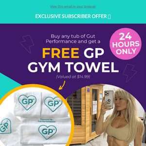 SPECIAL OFFER to Gut Lover Subscribers only ⭐️