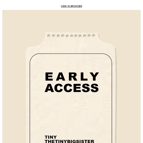 ⚫ Black Friday: Early Access