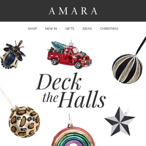 Deck the Halls | Shop Christmas decorations by colour