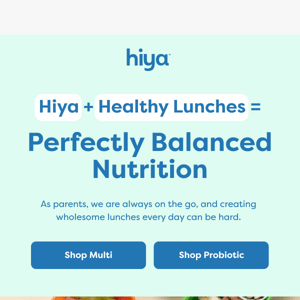 Nutrition made easy with Hiya (recipes inside)