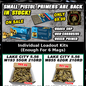 Lake City M855 Loadouts from .42c