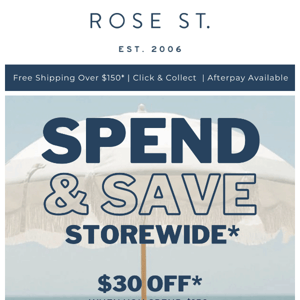 ✨ SPEND & SAVE STOREWIDE! ✨