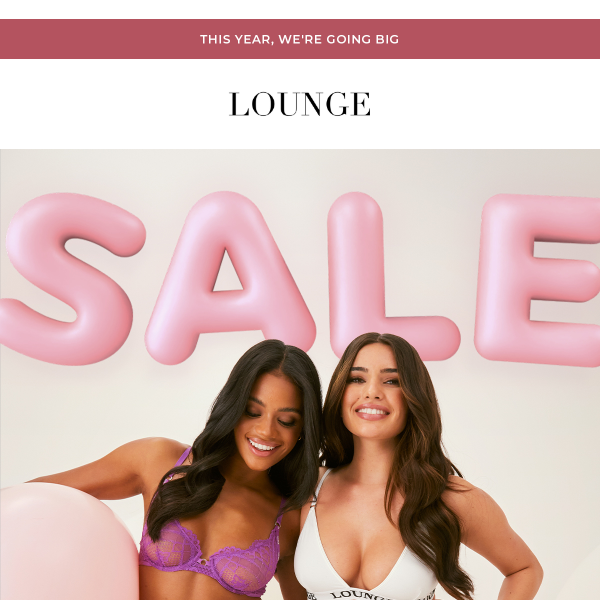 Lounge on X: 💖 SALE NOW LIVE 💖 Today is National Underwear Day and we  couldn't let one of our favourite days of the year pass us by without  CELEBRATING, and we're