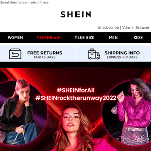 #SHEINforAll | Rock The Runway & New Autumn-Winter 2022 Collection