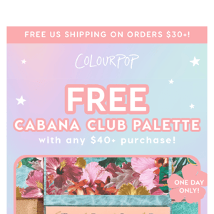 FREE PALETTE alert - 24 hrs only! ✨