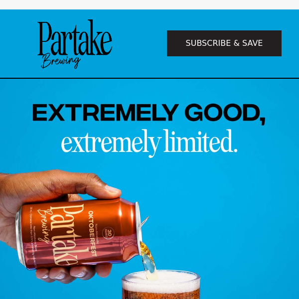Grab October's Best Seller from Partake Brewing Now!