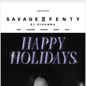 Happy Holidays from Savage X Fenty! 💜