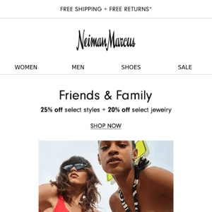 25% off Mother, Vince, Veronica Beard & more during Friends & Family