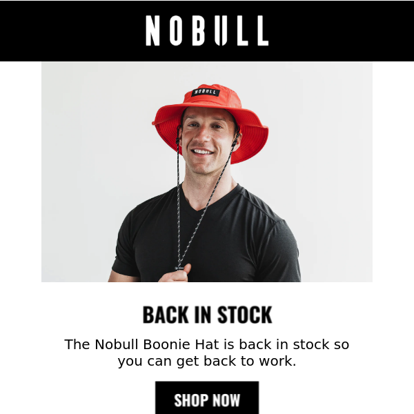 BACK IN STOCK: NOBULL BOONIE HAT