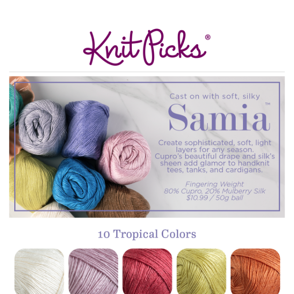 Our Softest Yarn for Summer - Knit Picks