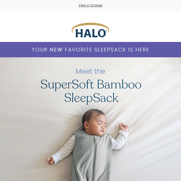 NEW: SuperSoft Bamboo SleepSack