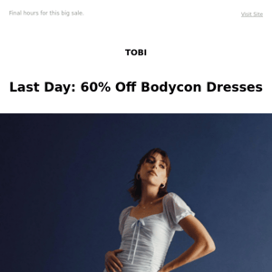 💖 LAST DAY | 60% Off Bodycon Dresses 💖