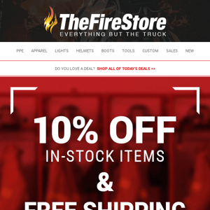 10% off in-stock items & free shipping on orders $125+!