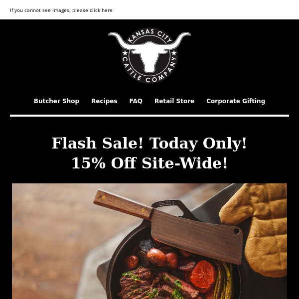 Flash Sale! Today Only!