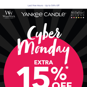 Cyber Monday | An Extra 15% Off!