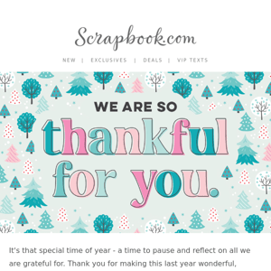 💖 We are so thankful for YOU!