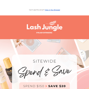 SITEWIDE SALE - SAVE UP TO $120 😱
