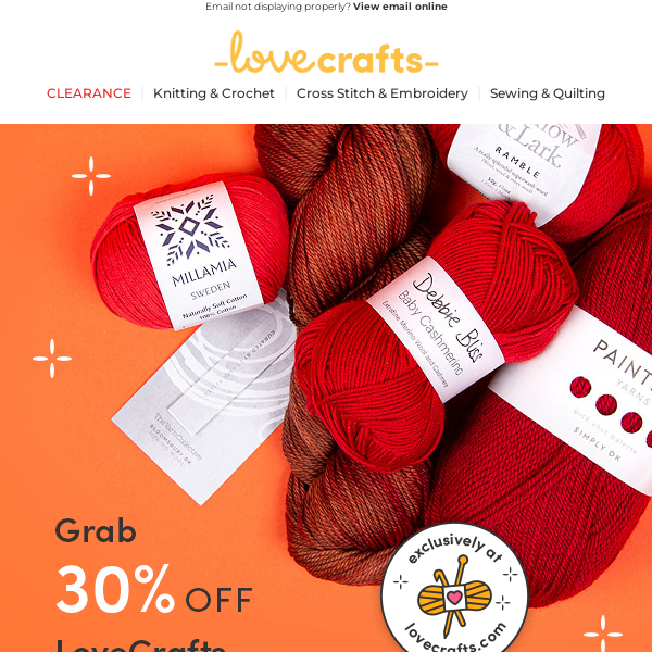 LoveCrafts  Knitting, crochet, craft supplies & inspiration