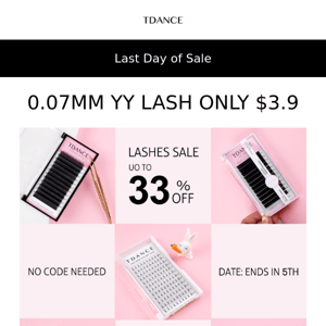 LAST day of the lashes sale   🎉
